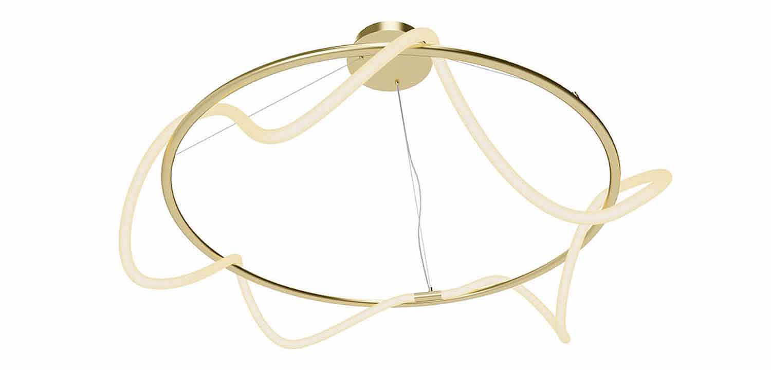 Люстра Luke Lampco Tracer Chandelier Gold 100 Люстра Luke Lampco Tracer Chandelier Gold 100 - Loft-Concept в Челябинске