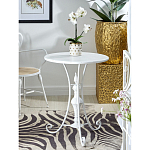 Столик белый кованный в прованском стиле Vaucluse варинант исполнения - 4 | Loft Concept в Челябинске