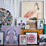 Панно Розовый цветок вышитое бисером PETALS BEADED ART варинант исполнения - 1 | Loft Concept в Челябинске