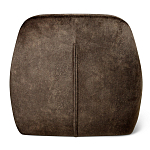 Барный стул со спинкой и подлокотниками на 4-х деревянных ножках Douglas Rhombus Коричневый Велюр варинант исполнения - 4 | Loft Concept в Челябинске