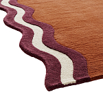 Ковер с оригинальной волнистой отделкой Woven from Wool варинант исполнения - 2 | Loft Concept в Челябинске