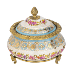 Шкатулка фарфоровая с цветочной росписью Eden Garden варинант исполнения - 1 | Loft Concept в Челябинске