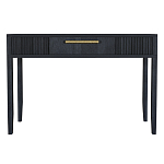 Элегантная Консоль Primo с выдвижным ящиком Черный дуб варинант исполнения - 7 | Loft Concept в Челябинске