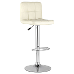 Барный стул с сиденьем молочного цвета Honory варинант исполнения - 1 | Loft Concept в Челябинске