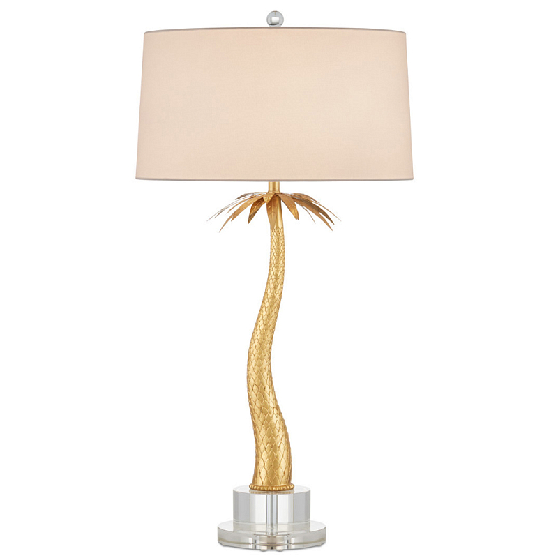 Настольная лампа в виде пальмы Indoor Tropical Floor Lamp Золотой Прозрачный Настольная лампа в виде пальмы Indoor Tropical Floor Lamp Золотой Прозрачный в Челябинске | Loft Concept