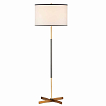 Торшер с тканевым абажуром в форме цилиндра Pinwheel Shape Base варинант исполнения - 1 | Loft Concept в Челябинске