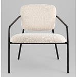 Кресло лаунж Rooney букле белый варинант исполнения - 2 | Loft Concept в Челябинске