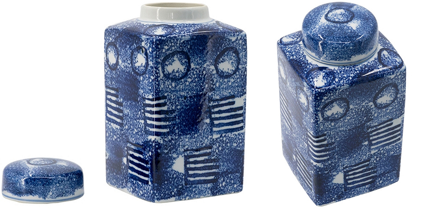 Ваза с крышкой Abstraction Vase square Ваза с крышкой Abstraction Vase square - Loft-Concept в Челябинске