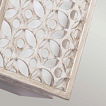 Бра прямоугольное в серебрянном цвете с ажурной решеткой Feiss варинант исполнения - 5 | Loft Concept в Челябинске