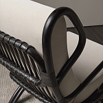 Дизайнерское кресло из ротанга Gio Ponti CONTINUUM D.163.7 BY BONACINA 1889 Armchair варинант исполнения - 4 | Loft Concept в Челябинске