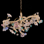 Люстра круглая с цветочным декором Miscellaneous herbs варинант исполнения - 1 | Loft Concept в Челябинске