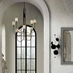 Бра светодиодное из черно-белых дисков Contrast Sample варинант исполнения - 5 | Loft Concept в Челябинске