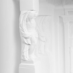 Встраиваемый в стену гипсовый светильник под покраску с колоннами и арками в античном стиле Antiquity Athena варинант исполнения - 12 | Loft Concept в Челябинске