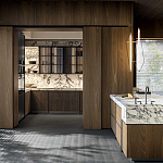 Раздвижные деревянные двери для кухни SISTEMA 7 Dada Engenereed Doors варинант исполнения - 1 | Loft Concept в Челябинске