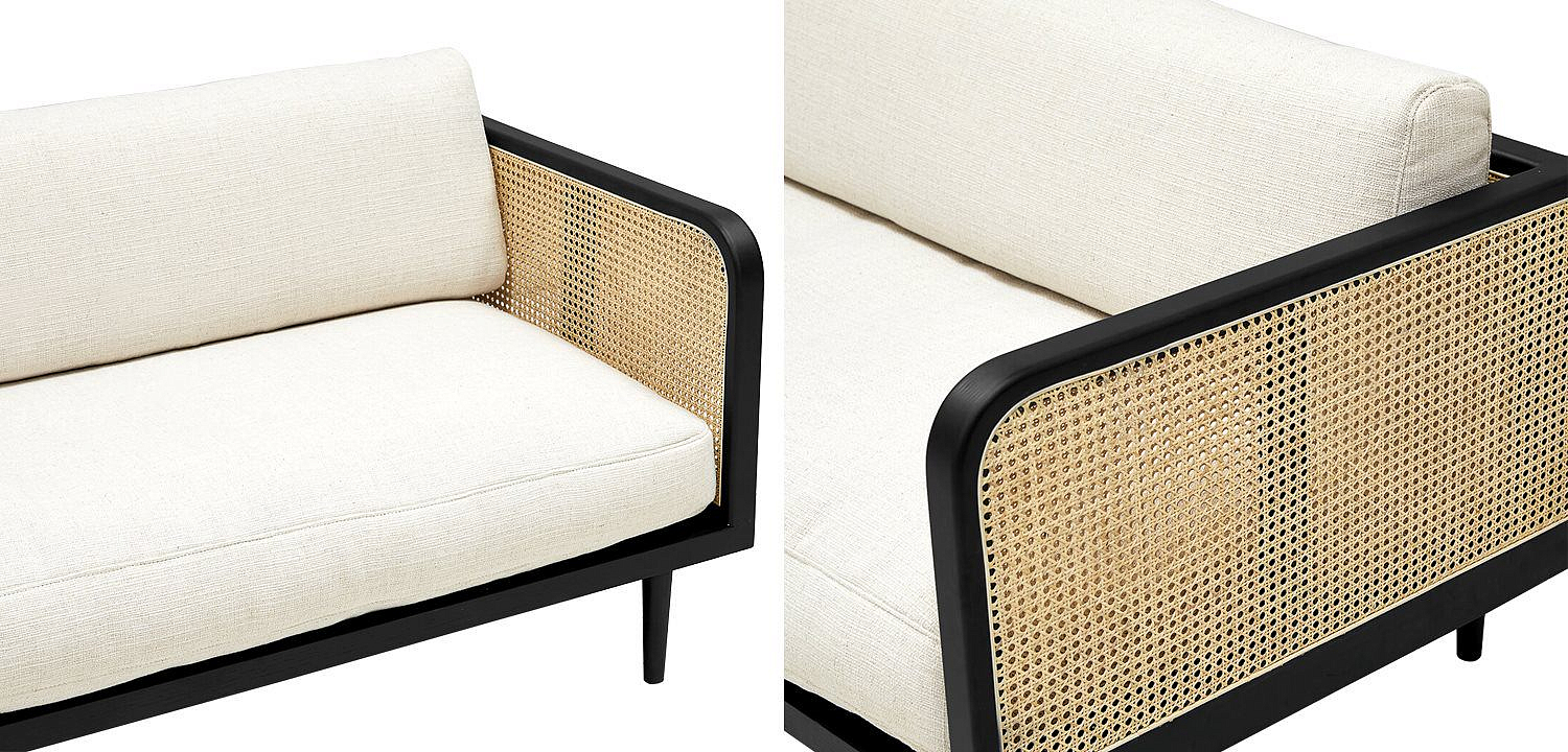 Диван Rattan Decor Sofa and Black Диван Rattan Decor Sofa and Black - Loft-Concept в Челябинске