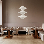 Подвесной вязаный белый светильник «Звезда Востока 03» варинант исполнения - 3 | Loft Concept в Челябинске