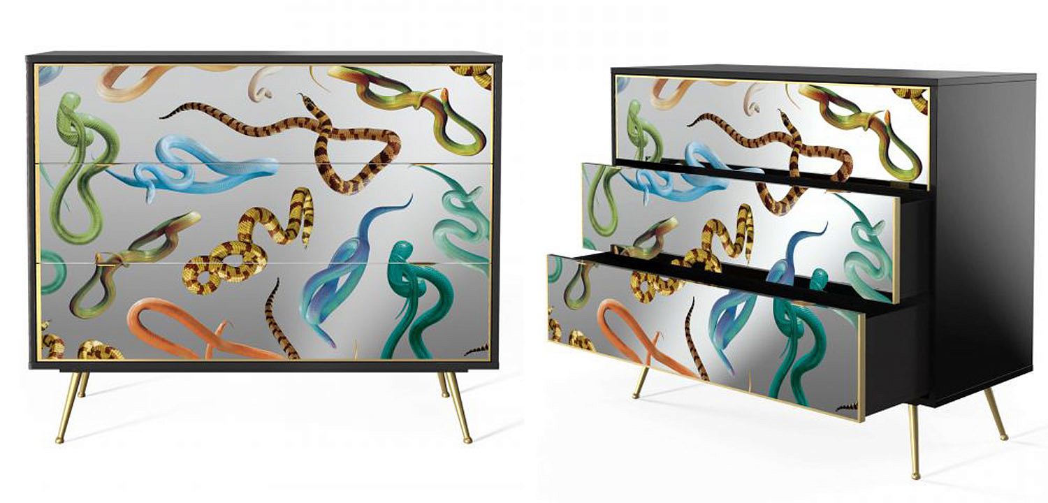 Комод Seletti Chest of Three Drawers Snakes Комод Seletti Chest of Three Drawers Snakes - Loft-Concept в Челябинске