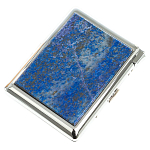 Портсигар с газовой зажигалкой из натурального камня Лазурит Stone Cigarettes Cases варинант исполнения - 6 | Loft Concept в Челябинске