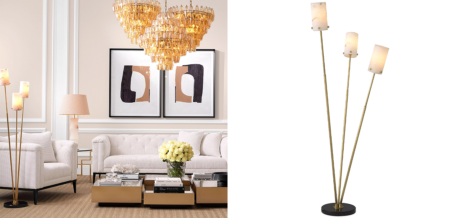 Торшер Eichholtz Floor Lamp Rodolpho Торшер Eichholtz Floor Lamp Rodolpho - Loft-Concept в Челябинске