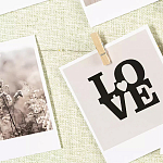 Рамка для фото с подсветкой c деревянными прищепками в комплекте Photo Backlight варинант исполнения - 4 | Loft Concept в Челябинске