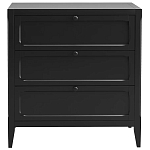 Комод с 3-мя ящиками черный Silva Black Chest of Drawers варинант исполнения - 2 | Loft Concept в Челябинске