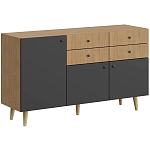 Буфет с принтом на дверцах Elise Cupboard варинант исполнения - 6 | Loft Concept в Челябинске