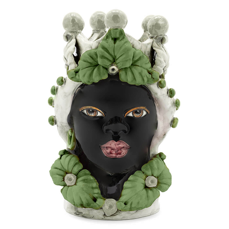 Ваза VASE MORO LADY EVE Green Зеленый Ваза VASE MORO LADY EVE Green Зеленый в Челябинске | Loft Concept