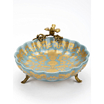 Блюдо фарфоровое Птица на ветке Flora варинант исполнения - 3 | Loft Concept в Челябинске