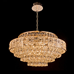 Люстра хрустальная в неоклассическом стиле на золотистом каркасе Majesty варинант исполнения - 7 | Loft Concept в Челябинске