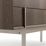 Шкаф из серого дуба Sawada Gray Oak Cabinet варинант исполнения - 6 | Loft Concept в Челябинске