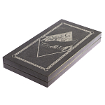 Подарочные нарды из натурального камня с гравировкой Backgammon from Stone варинант исполнения - 8 | Loft Concept в Челябинске