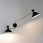 Бра с 2-мя поворотными плафонами Davy Duo Wall Lamp варинант исполнения - 6 | Loft Concept в Челябинске