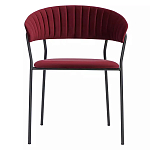 Стул мягкий с бархатистой велюровой спинкой и сиденьем Wine Chair варинант исполнения - 1 | Loft Concept в Челябинске