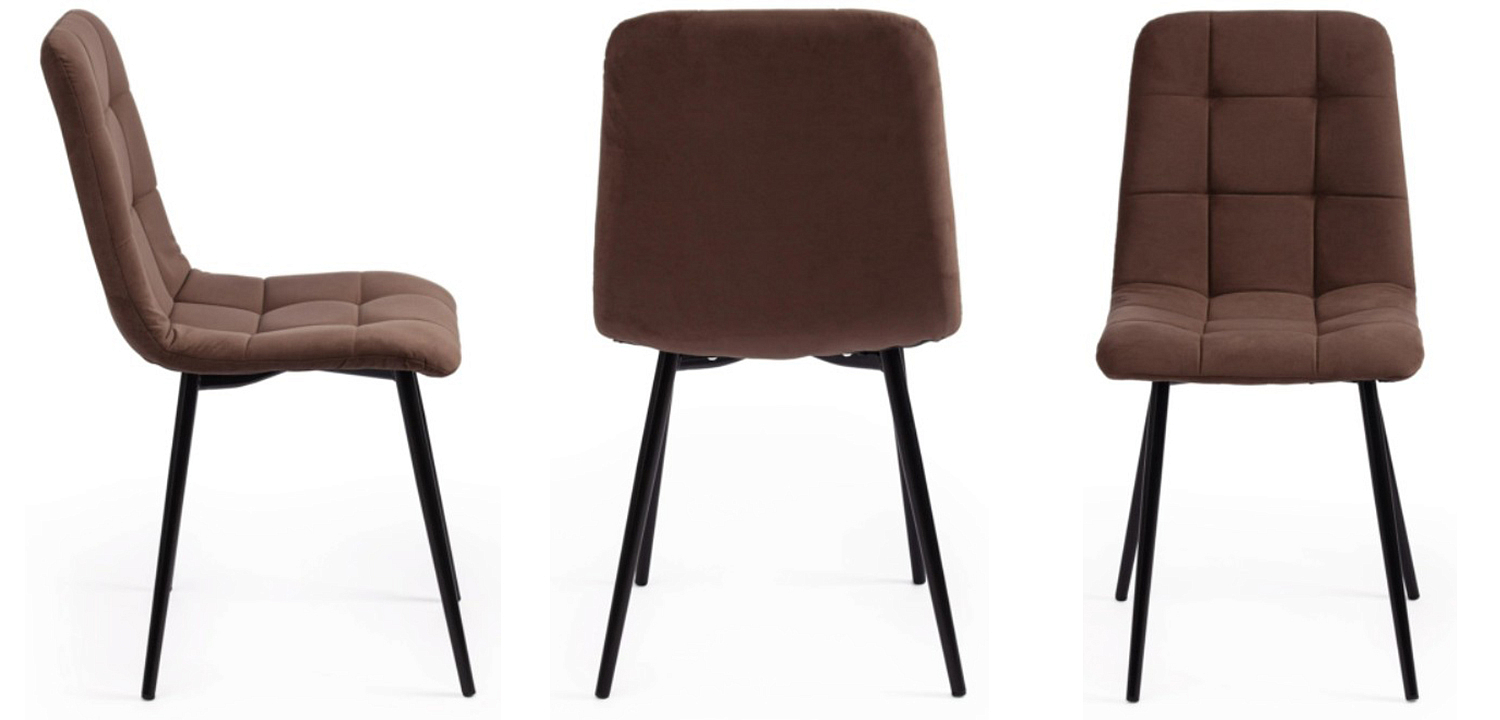 Стул Nancy Velour Brown Chair Стул Nancy Velour Brown Chair - Loft-Concept в Челябинске