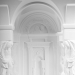 Встраиваемый в стену гипсовый светильник под покраску с колоннами и арками в античном стиле Antiquity Athena варинант исполнения - 10 | Loft Concept в Челябинске