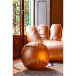 Дизайнерский кожаный пуф в виде бейсбольного мяча Poltronova Joe Ball Pouf варинант исполнения - 5 | Loft Concept в Челябинске