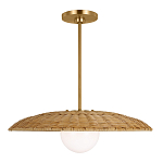 Люстра круглая из ротанга Long Lasting Chandelier варинант исполнения - 1 | Loft Concept в Челябинске