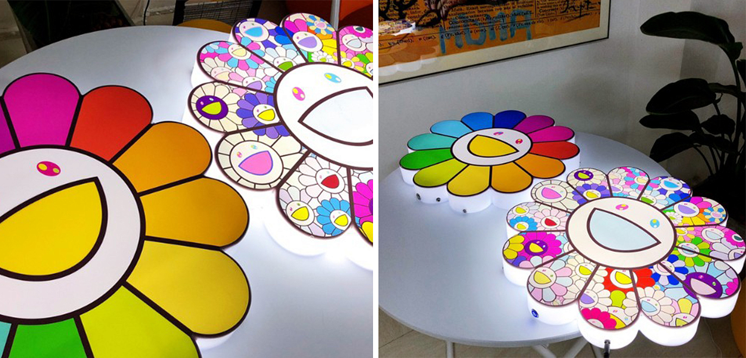 Светильник разноцветный подсолнух Takashi Murakami 2 Светильник разноцветный подсолнух Takashi Murakami 2 - Loft-Concept в Челябинске