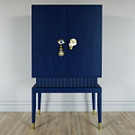 Кабинетный шкаф Elsa Dreams Blue с 2-мя ящиками варинант исполнения - 5 | Loft Concept в Челябинске