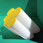 Настольная дизайнерская лампа Poltronova Passiflora Yellow Table Lamp варинант исполнения - 6 | Loft Concept в Челябинске