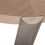 Столик журнальный с низкой круглой столешницей Wood Grain варинант исполнения - 2 | Loft Concept в Челябинске