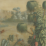 Обои ручная роспись Le Brésil Brume варинант исполнения - 1 | Loft Concept в Челябинске