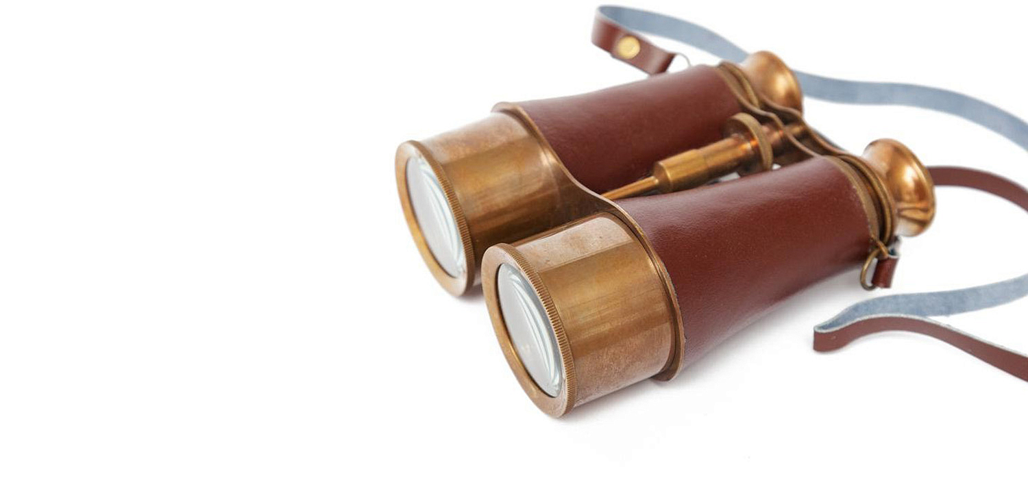 Винтажный бинокль в подарочной коробке Victorian Era Brass Binoculars - Loft-Concept в Челябинске
