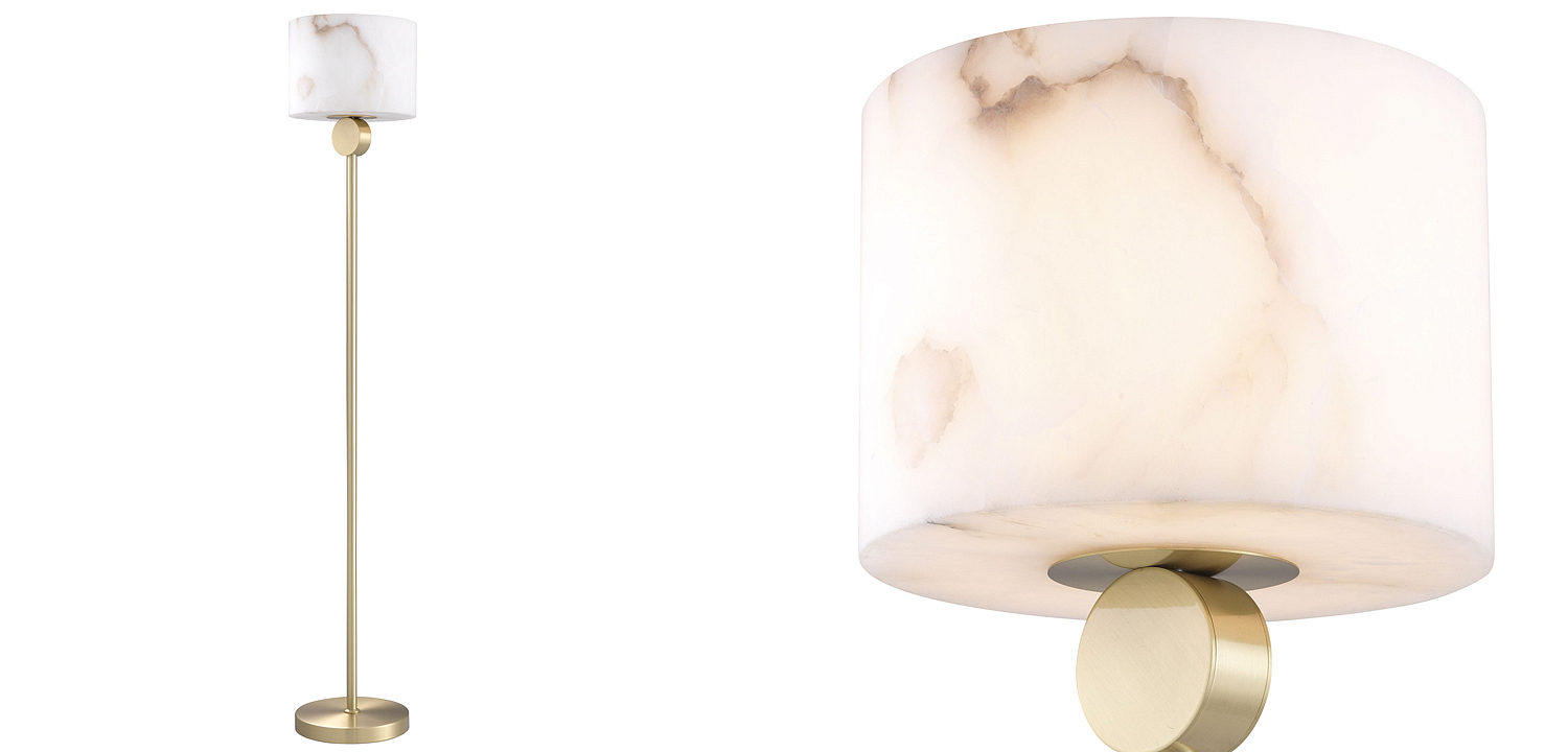 Торшер Eichholtz Floor Lamp Etruscan Brass Торшер Eichholtz Floor Lamp Etruscan Brass - Loft-Concept в Челябинске