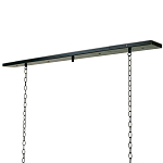 Люстра прямоугольная с 4-мя прозрачными цилиндрическими плафонами  Stamped Cylinders варинант исполнения - 2 | Loft Concept в Челябинске