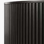 Черный приставной стол с местом для хранения Smart Textured Table варинант исполнения - 3 | Loft Concept в Челябинске