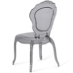 Прозрачный стул серый LOUIS GHOST CHAIR Grey варинант исполнения - 7 | Loft Concept в Челябинске