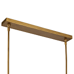 Люстра линейная полукруглой формы Wooden Horseshoe варинант исполнения - 5 | Loft Concept в Челябинске