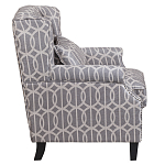 Кресло Henry Armchair grey velour варинант исполнения - 2 | Loft Concept в Челябинске