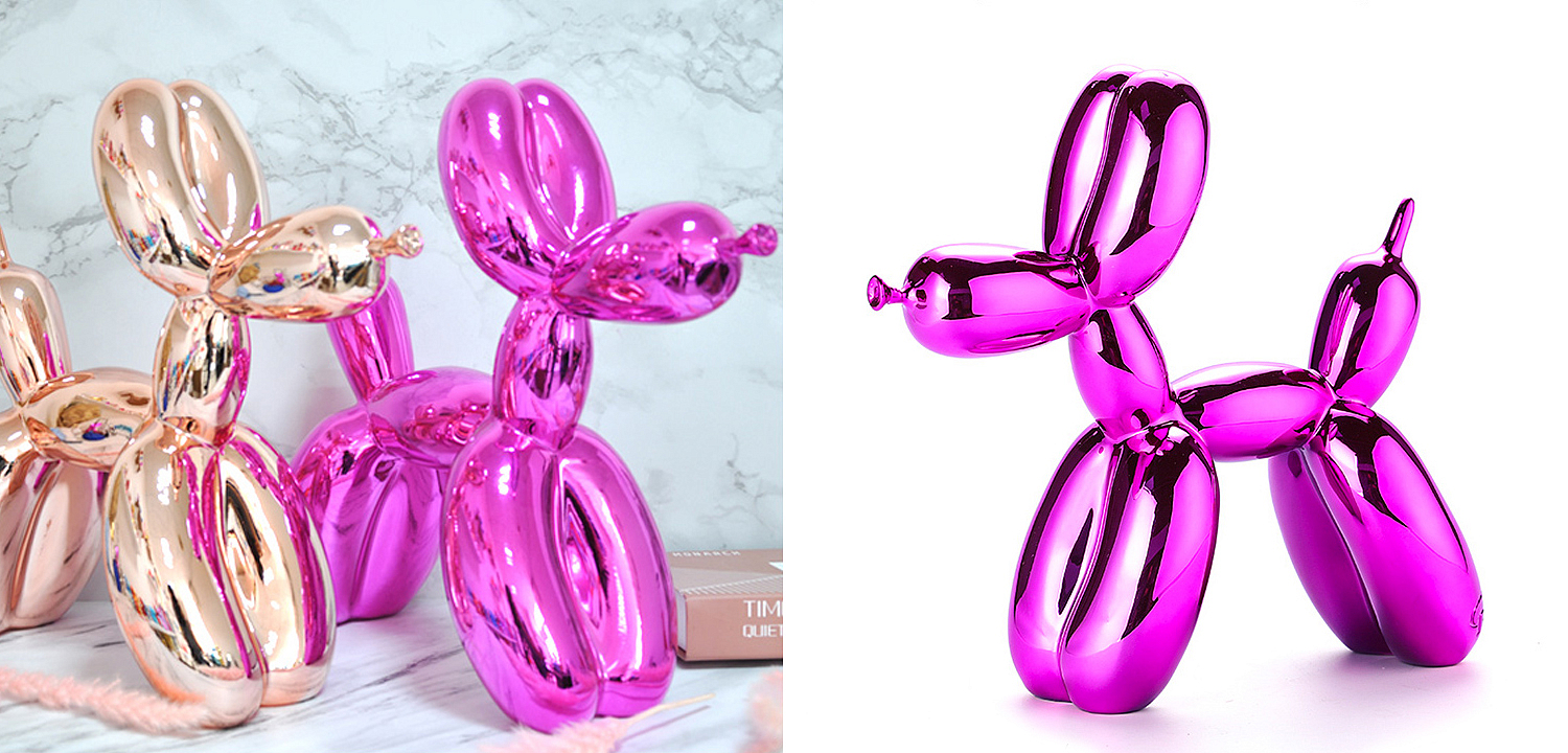 Статуэтка Jeff Koons Balloon Dog fuchsia Статуэтка Jeff Koons Balloon Dog fuchsia - Loft-Concept в Челябинске